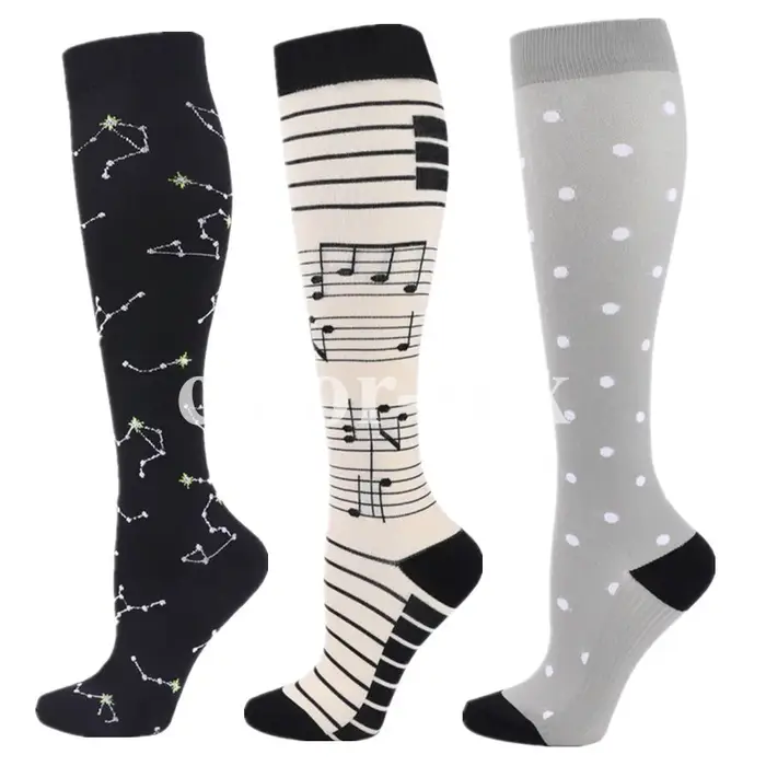 Chaussettes de compression médicale 20-30mmHg pour chasse et randonnée - Confort optimal homme femme