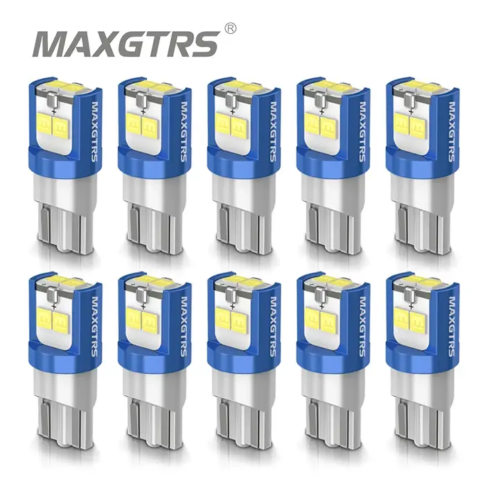 Ampoule LED W5W 10x19 194 168 T10 3030 DRL, marqueur latéral pour voiture, largeur de stationnement,
