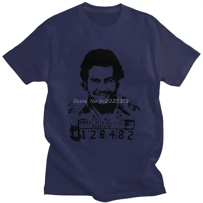 Pablo Escobar T-shirt pour hommes coton élégant