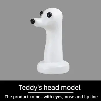 Tête de chien simulée pour la coiffure et la toilettage des animaux, modèle d'entraînement pour la c