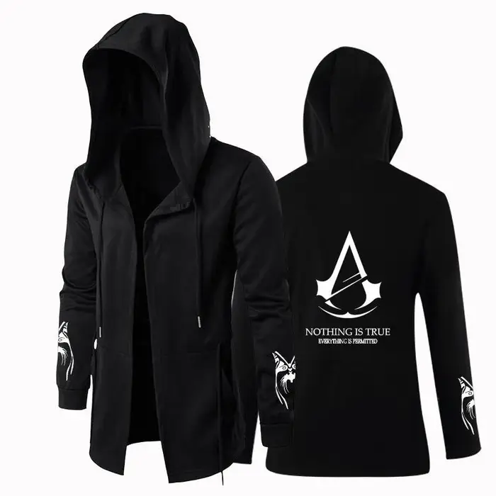 Sweat à capuche manches longues Assassin Master, veste à capuche tendance, Everak Tralike