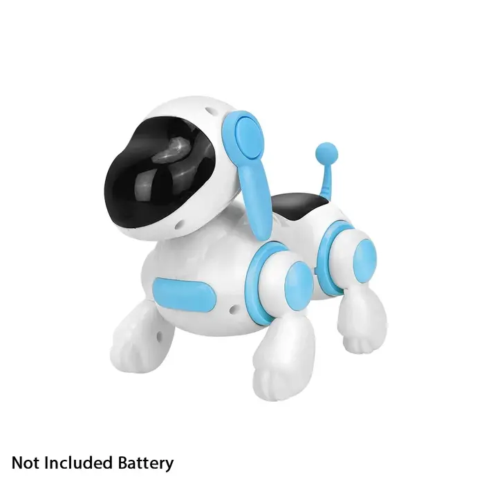 Chien robotique interactif intelligent, simulation de lumière de marche, son, musique, éducatif pour