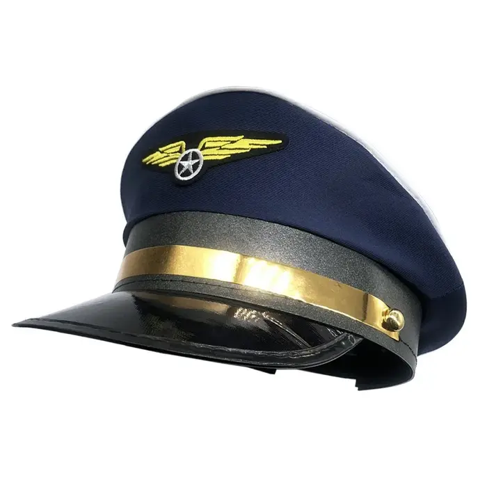 Chapeau de pilote, accessoire de costume, thème aviation, uniformes pour hommes, casquette de l'Armé