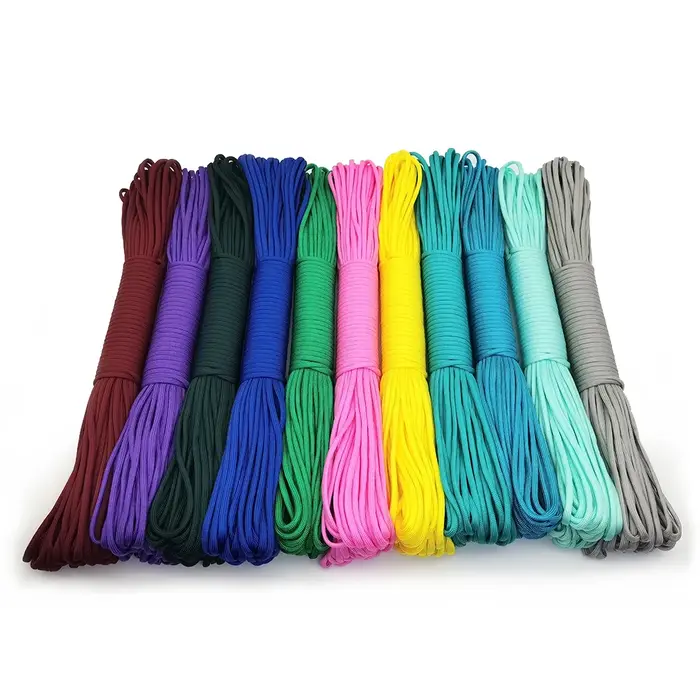 Dia 4 MM 5 10 20 31 mètres 7 noyaux de support Paracorde Parachute cordon lanière tente corde pour r