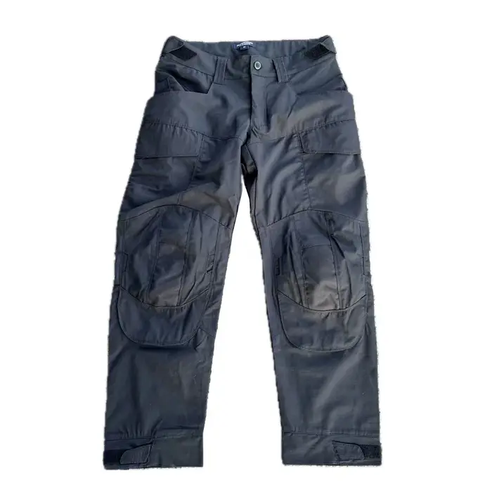 Pantalon tactique noir Tom résistant aux déchirures pour entraînement et chasse - Confort et durabilité