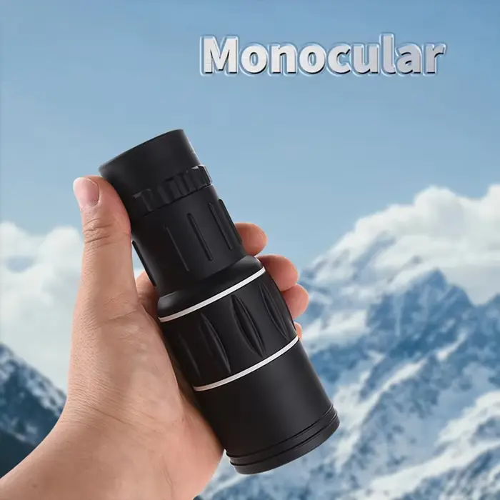 Monoculaire 16x52 HD Télescope IPX4 Étanche Longue Distance Stabilisation Image Observation Faune Randonnée