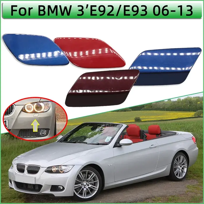 Couvercle de Lavage de Lumière de Sauna pour Pare-Choc Avant, pour BMW 328i 335i E92 / E93 LCI Coupé