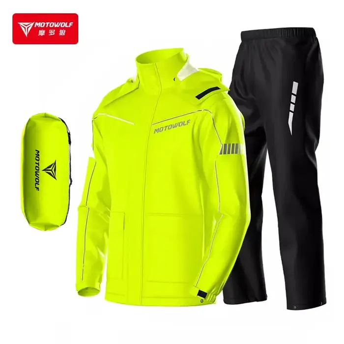 Combinaison de pluie pour moto