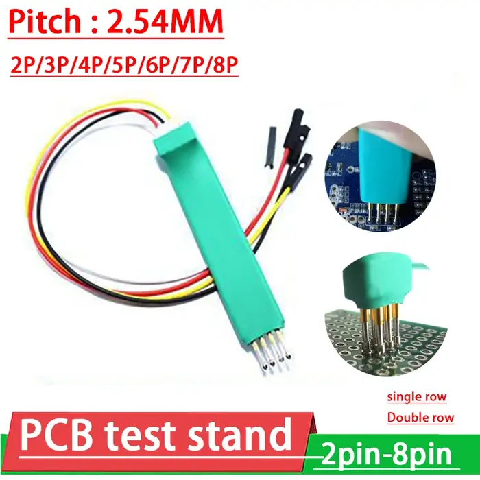Support de Test PCB à Main de 2.54mm, Programmation, Débogage, Téléchargement, Pince de Gravure, Bro