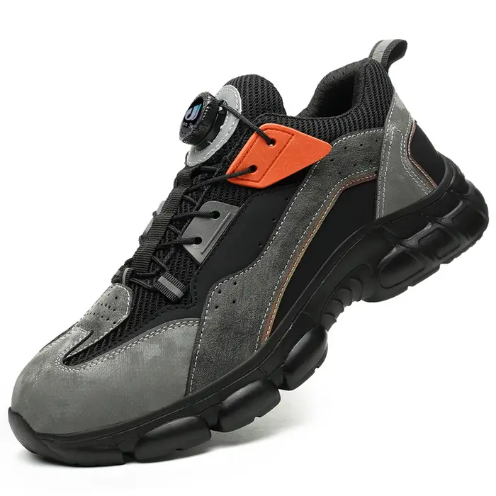 Chaussures de sécurité pour hommes, bottes de protection, baskets à embout d'acier, chaussures décon