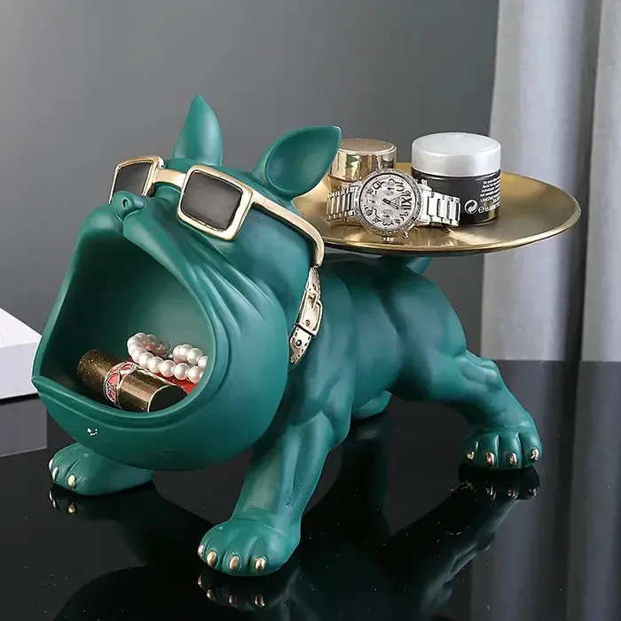 Figurine de bouledogue de 30 cm/11
