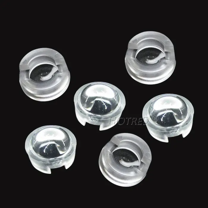 Lentilles Optiques Transparentes Convexes Résistantes, 100 à 500 Pièces, 1W 3W 5W, 15 30 45 60 90 10