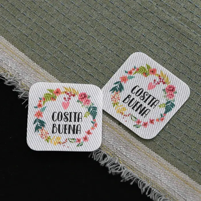 Étiquettes en coton personnalisées à repasser et à coudre pour vêtements chaussures sacs artisanat bricolage occasions spéciales