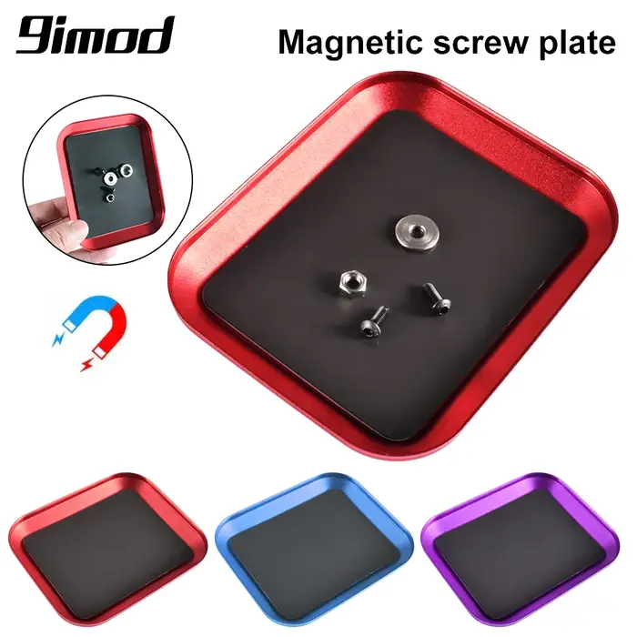 9IMOD RC – plateau à vis magnétique en alliage d'aluminium, plaque de rangement pour avion RC, voitu