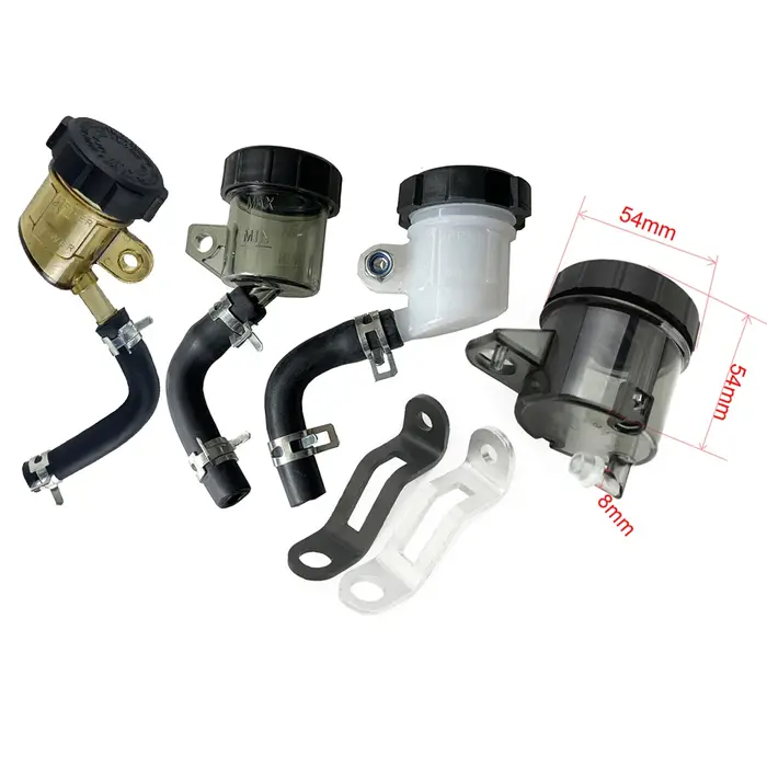 Réservoir d'huile de frein de moto universel, maître-cylindre de frein à pied, tasse d'huile, boutei