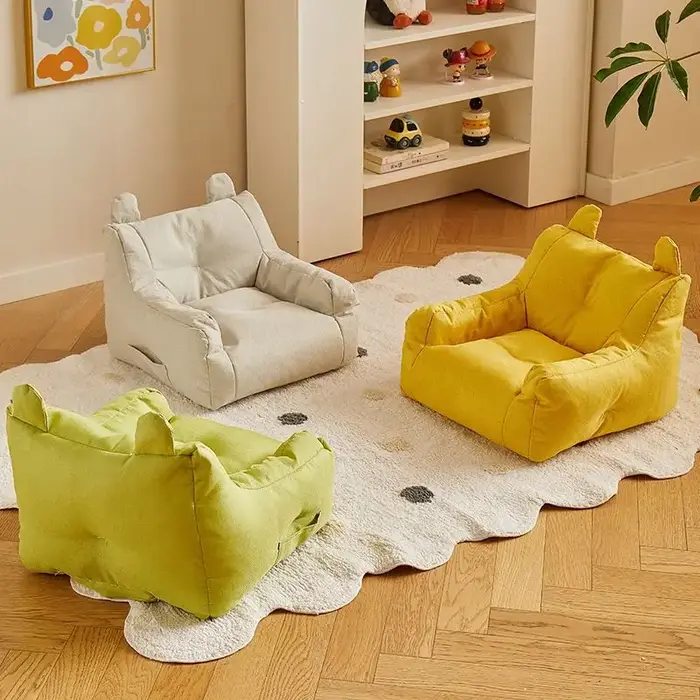 Canapé Solide avec Siège de Dessin Animé pour Enfant, Meuble Portable pour Chambre à Coucher