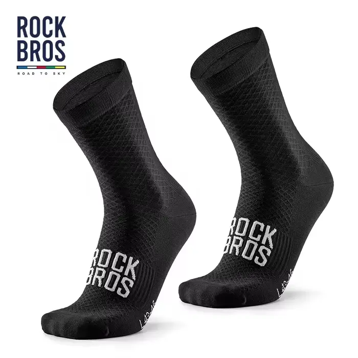 Chaussettes cyclisme ROCKBROS ROAD TO SKY - Absorption chocs haute élasticité professionnelle