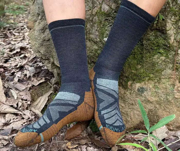 3 paires chaussettes randonnée laine mérinos homme femme automne hiver chasse pêche trekking ski