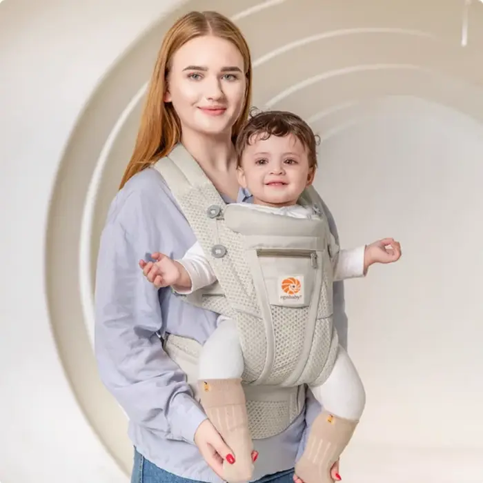 Porte-bébé Egobaby Omni Breeze Toutes les positions de transport Maille respirante avec soutien lomb