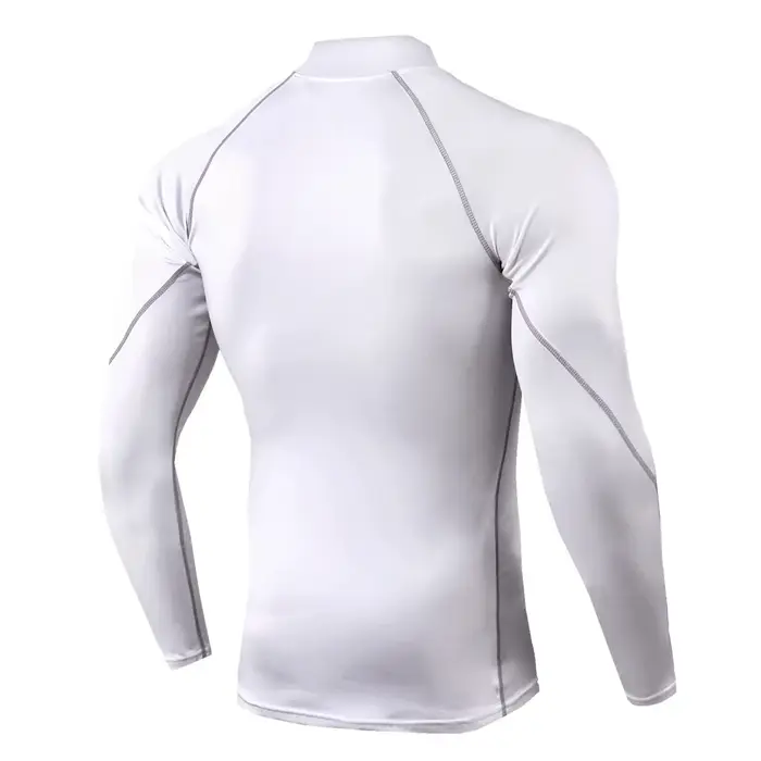 Hommes musculation Sport T-shirt séchage rapide chemise de course à manches longues haut de Compress