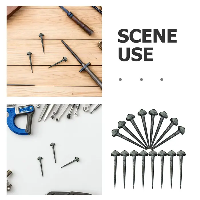 50 pièces d'accessoires pour chevaux en forme de clous
