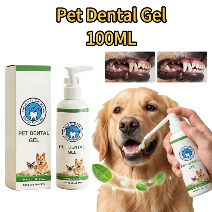 Gel dentaire doux pour animaux de compagnie, 100ml, pour chiens et chats, soins dentaires pour anima