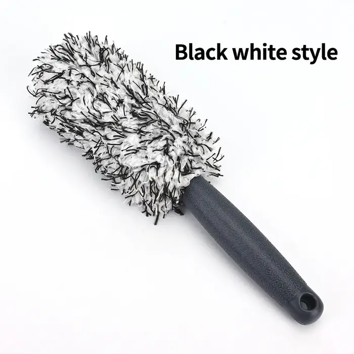 Super brosse de lavage de voiture en peluche, brosse pour roues Premium, poignée antidérapante, faci