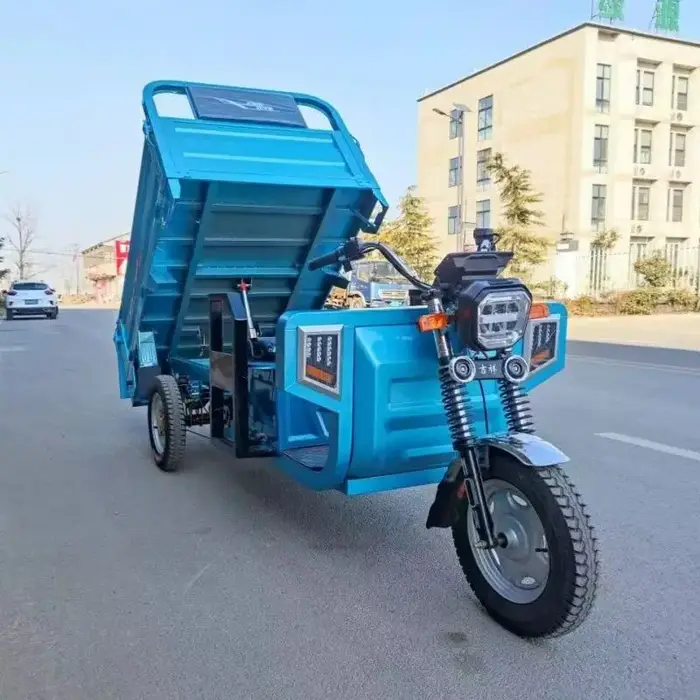 Tricycle agricole électrique robuste à 3 roues, véhicule de transport agricole haute puissance 60V 1