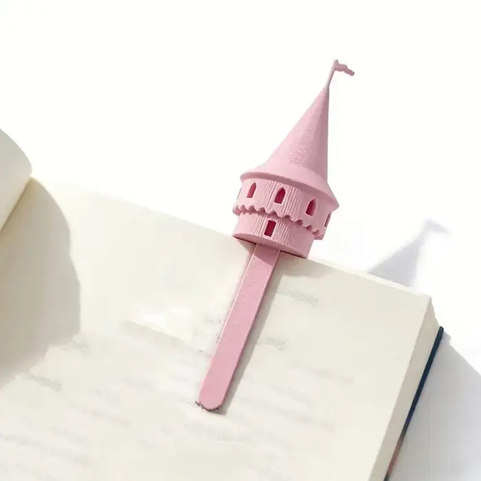 Marque-pages créatifs en forme de château 3D, marque-pages amusants en forme de tour, papeterie orig