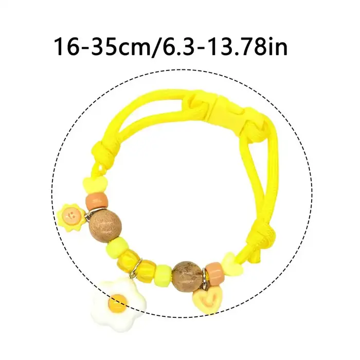 Collier anti-puces pour chat et chien en bois naturel, réglable, boucle sécurisée, couleur macaron, 