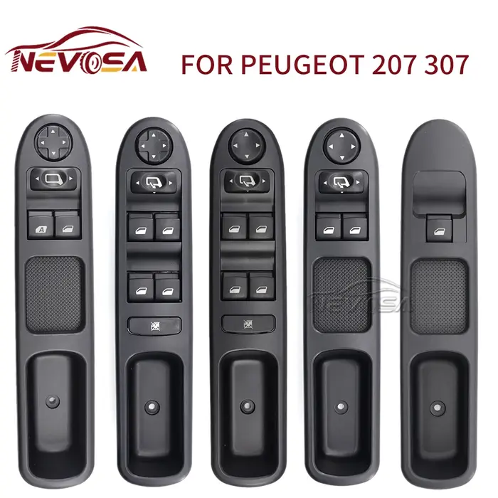 NEVOSA pour Peugeot 207 307 interrupteur de commande de fenêtre électrique 6554.QC 6554.QK 6554.QG 6