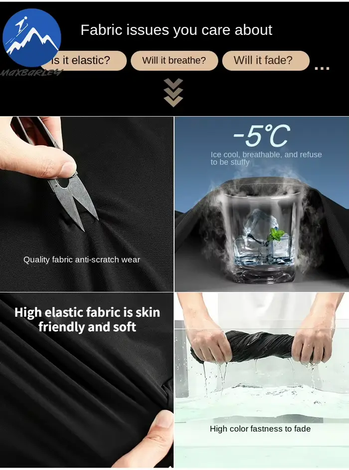 Pantalon été soie homme pêche extérieur séchage rapide respirant élastique 8XL confortable