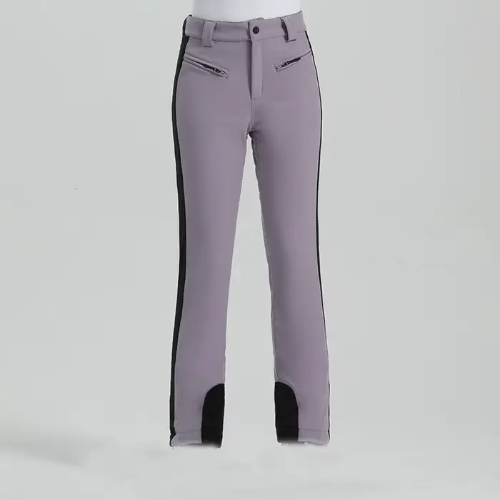 Pantalon de survêtement coupe-vent imperméable pour femme, pantalon de ski chaud, salopette mince po