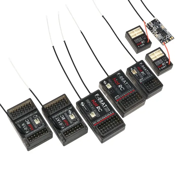HOTRC 2.4 Ghz F-04A F-06A F-08A F-01A F-04AT F-06AT F-08AT F-01AT 4/6/8Ch récepteur Rc pour émetteur