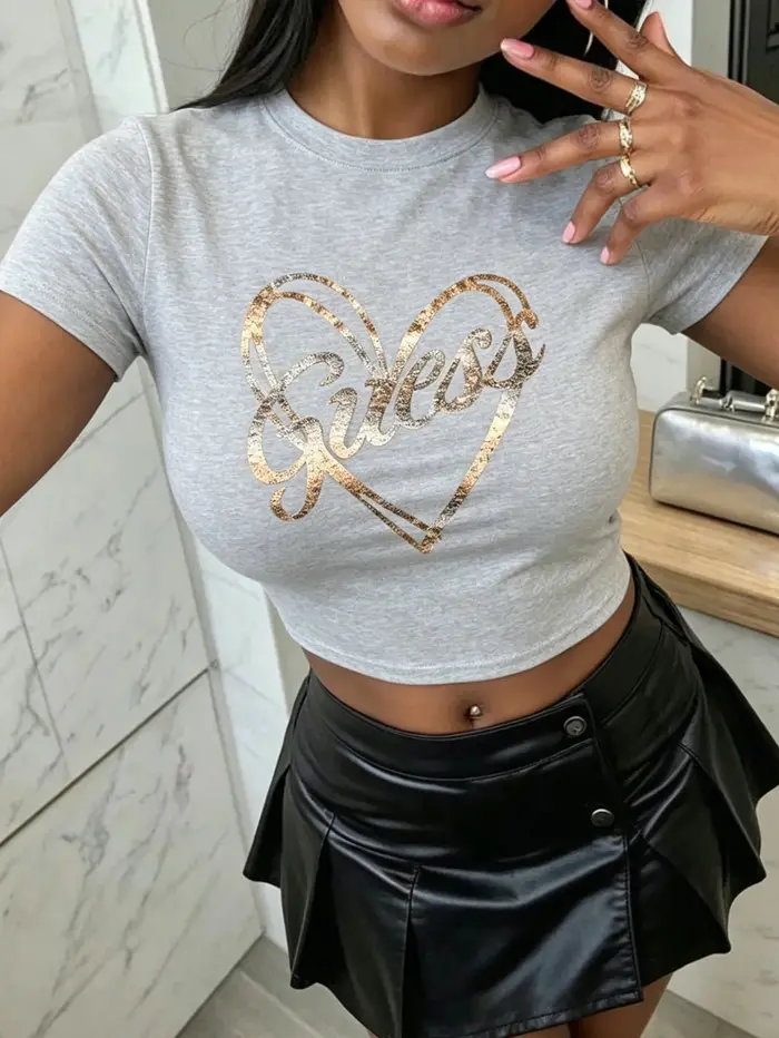T-shirt à manches courtes pour femme
