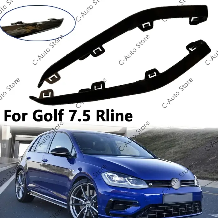 Becquet inférieur de lèvre de pare-chocs avant gauche droite de voiture pour Volkswagen Golf 7.5 Rli