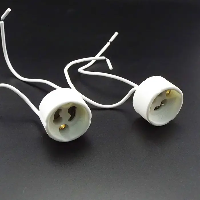 2/5/10 pièces en céramique GU10 MR16 MR11 GU5.3 G4 support de lampe douille adaptateur de base exten