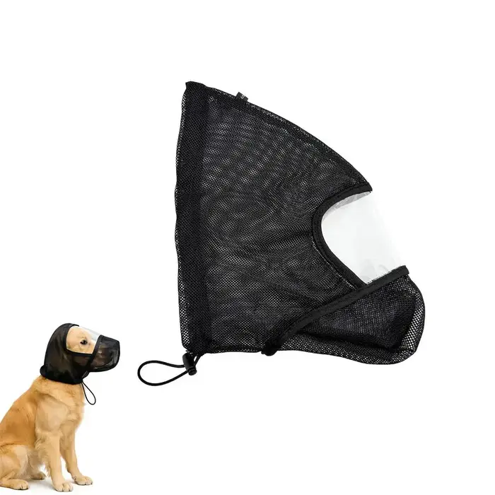 Masque de protection pour chien, anti-moustiques, anti-morsures de chien, anti-ingestion aléatoire, 