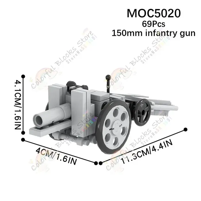 MOC-décennie s de construction d'armes à canon militaire pour enfants, modèle de odorantiaérien, art