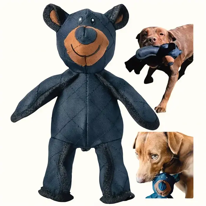 Jouet ours extrême incassable pour chiens, jouet à mâcher en peluche indestructible, jouet à mâcher 