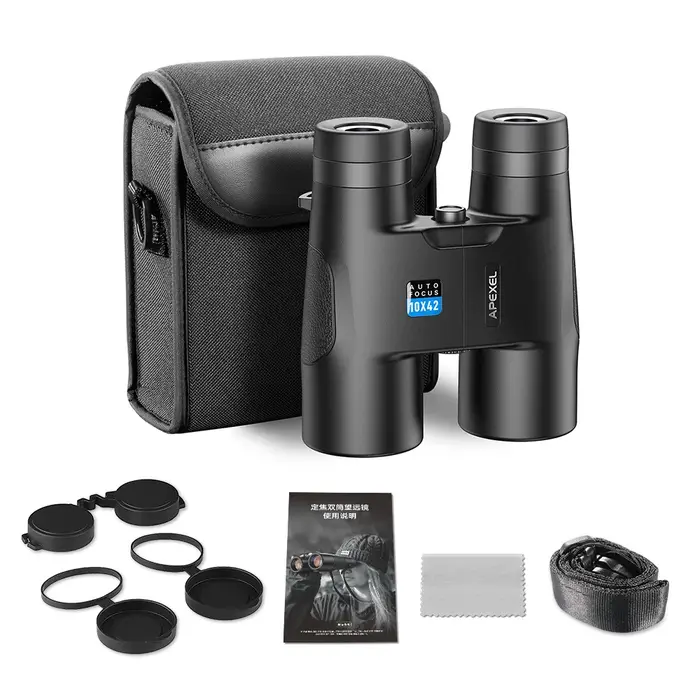 Jumelles Numériques 10x42 Adultes Enfants Autofocus Étanches Pliantes Télescope Observation Oiseaux Faune Tourisme