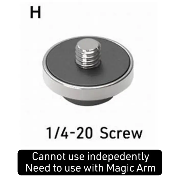 LEAPLIGHT MagicArm multifonction 17 mm à double tête et articulations multiples pour moniteur, camér