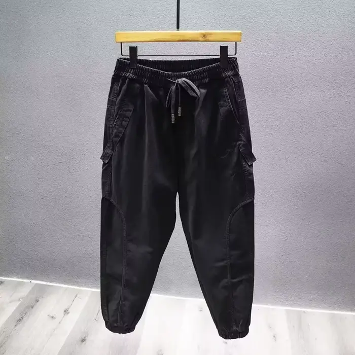 Salopette de vêtements pour hommes, Style japonais, Leggings amples rétro, pantalons décontractés, p