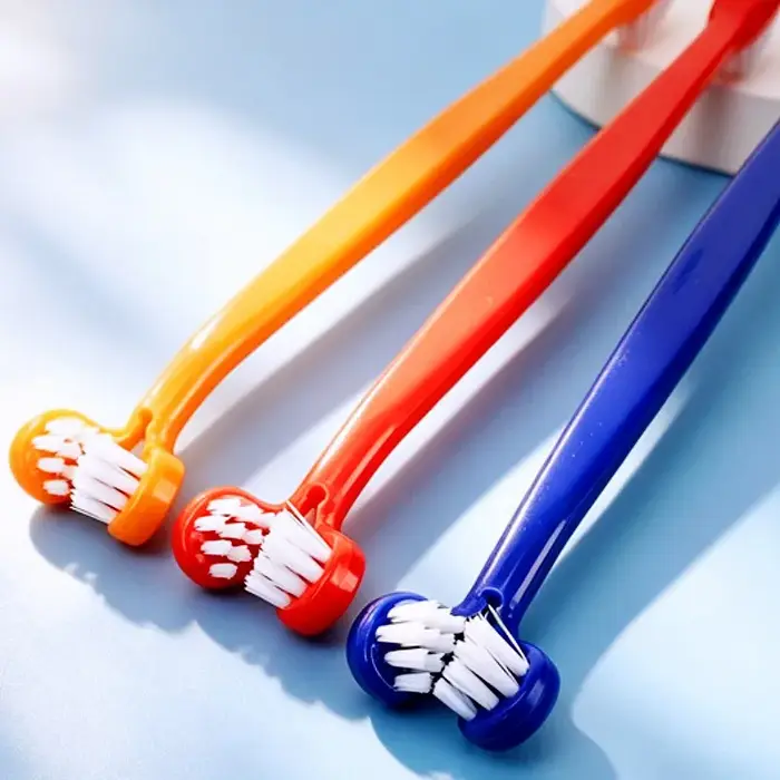 Brosse à dents double tête pour chiens