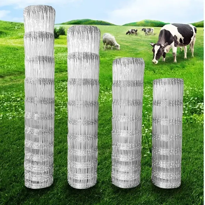20 mètres 10-25cm écart bétail Anti vache cochon cerf chèvre poulailler Net élevage articulé champ fil civière ferme clôture