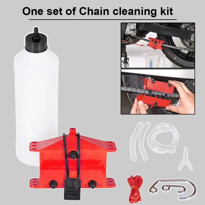 Kit de machine de nettoyage de chaîne de moto