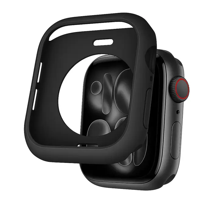 Coque silicone souple Apple Watch Series 11 10 46mm 42mm - Protection chocs iwatch accessoire