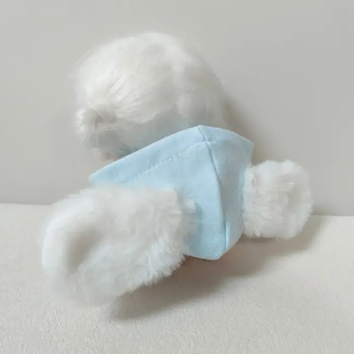 Ensemble de vêtements pour hérisson en coton doux avec tenue rayée et chapeau amusant pour jouets de 10 cm occasions spéciales et jeux d'imagination