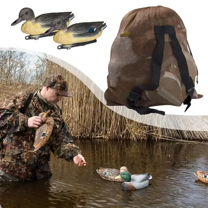Sac transport décoy chasse canard/dinde - Sac léger à bretelles ajustables pour équipement de chasse