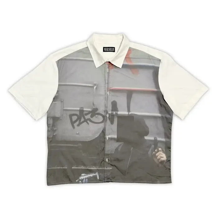 Chemisier à manches courtes et col carré pour hommes, chemise blanche ChimPure, haut de marque, vest